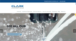 Desktop Screenshot of clarkmachinerysales.com